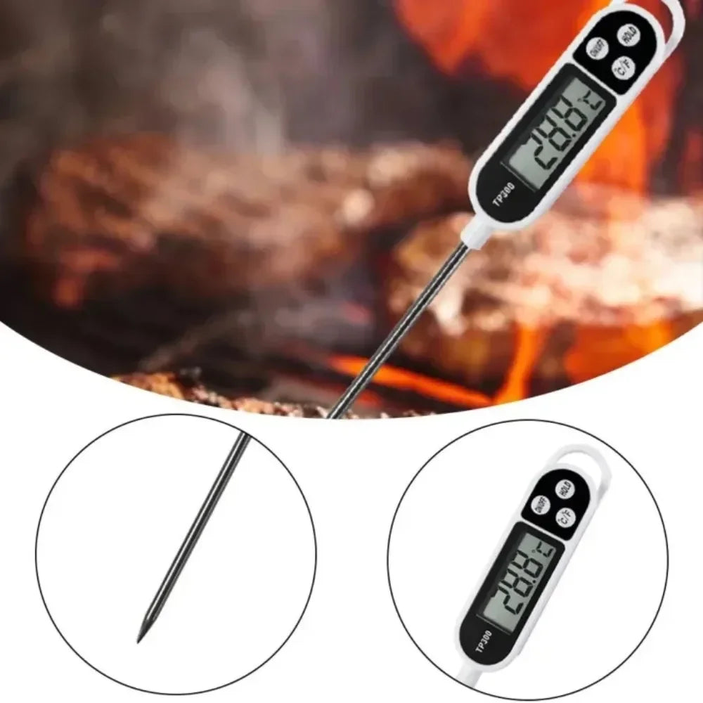 TP300 Digital Food Thermometer – Instant Read Kitchen Probe for Meat, BBQ, Baking & Cooking