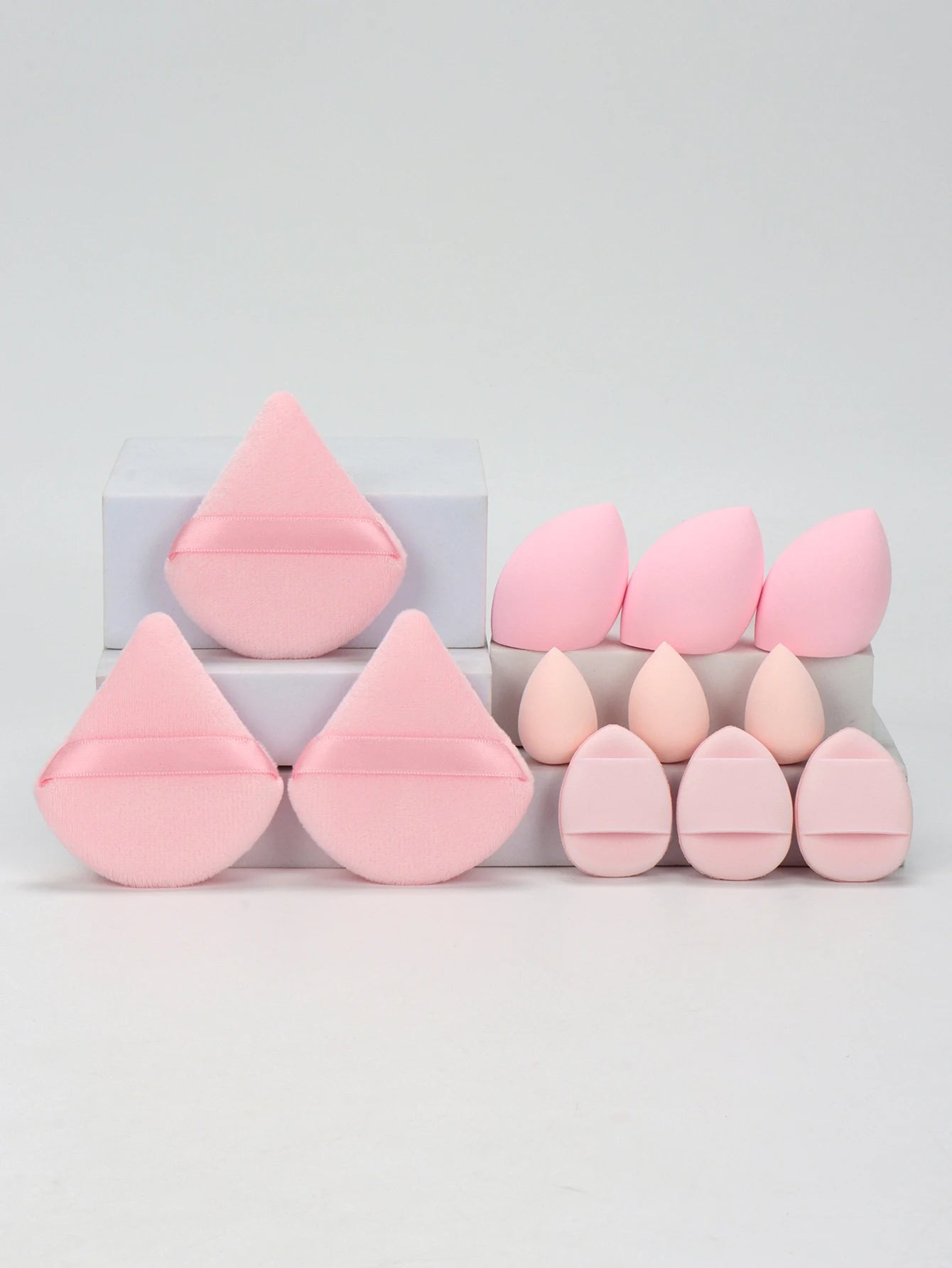 12-Piece Makeup Sponge & Powder Puff Set – Beauty Blending Tools