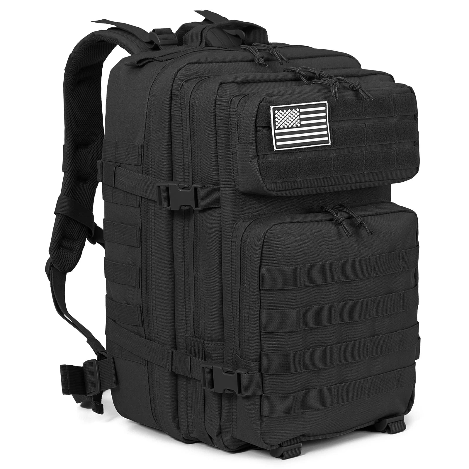 45L Tactical Backpack | Military-Style Molle Hiking, Camping & Travel Backpack