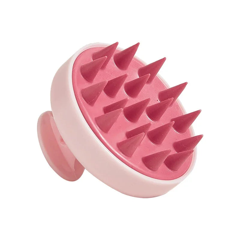 Silicone Shampoo Scalp Massage Brush – Hair & Body Exfoliating Scrubber