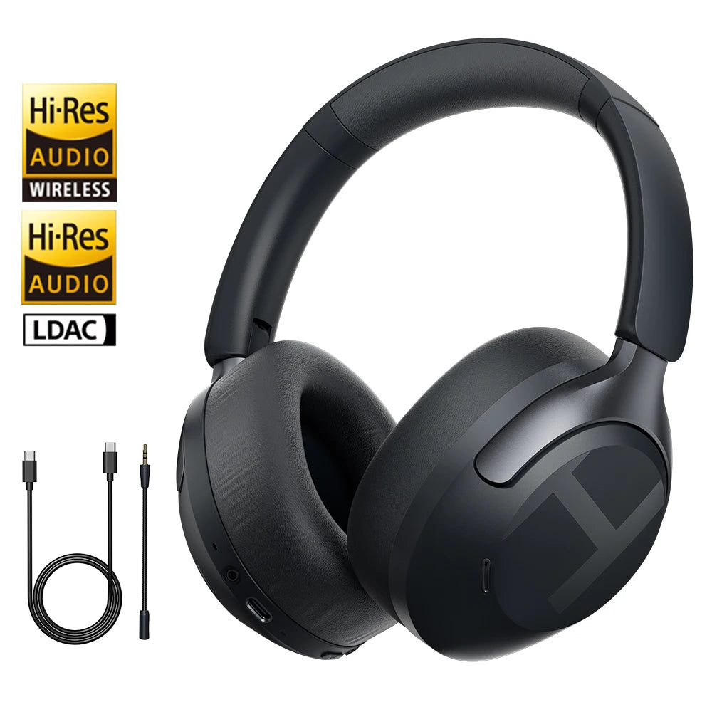 HAYLOU S40 ANC Wireless Over-Ear Headphones – Hi-Res Audio & 90H Battery