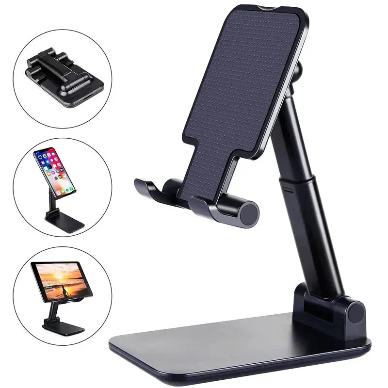 Adjustable Desk Phone & Tablet Stand – Universal Desktop Holder