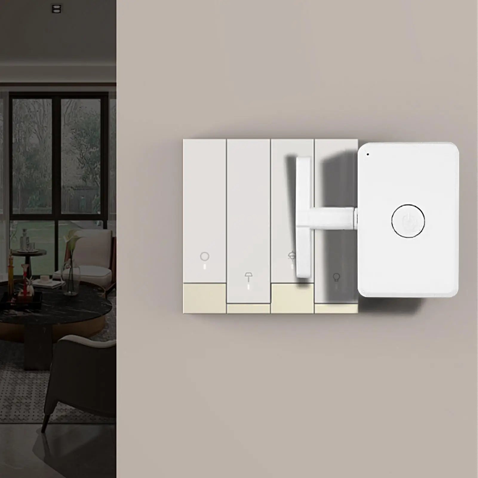 Wireless Remote Light Switch Button Pusher – Rechargeable Smart Switch Controller, 10m Range