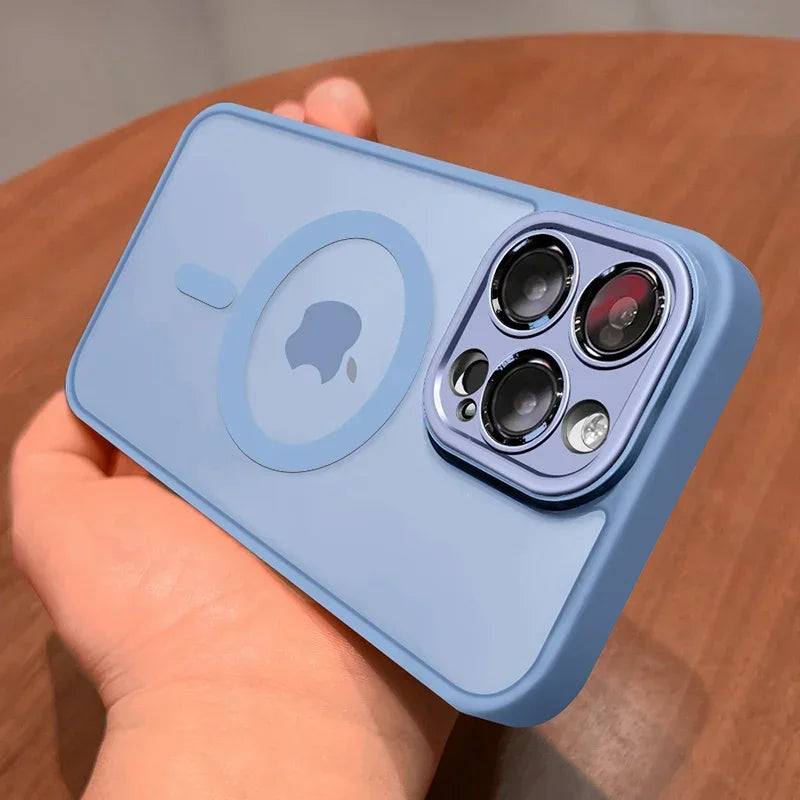 Magnetic Luxury Matte Case for iPhone