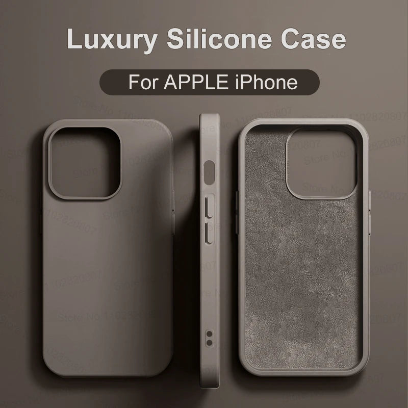 Premium Liquid Silicone iPhone Case