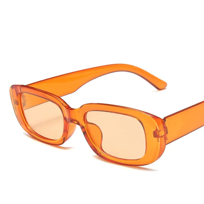 Retro Rectangle UV400 Sunglasses – Vintage Fashion Eyewear for Women & Men