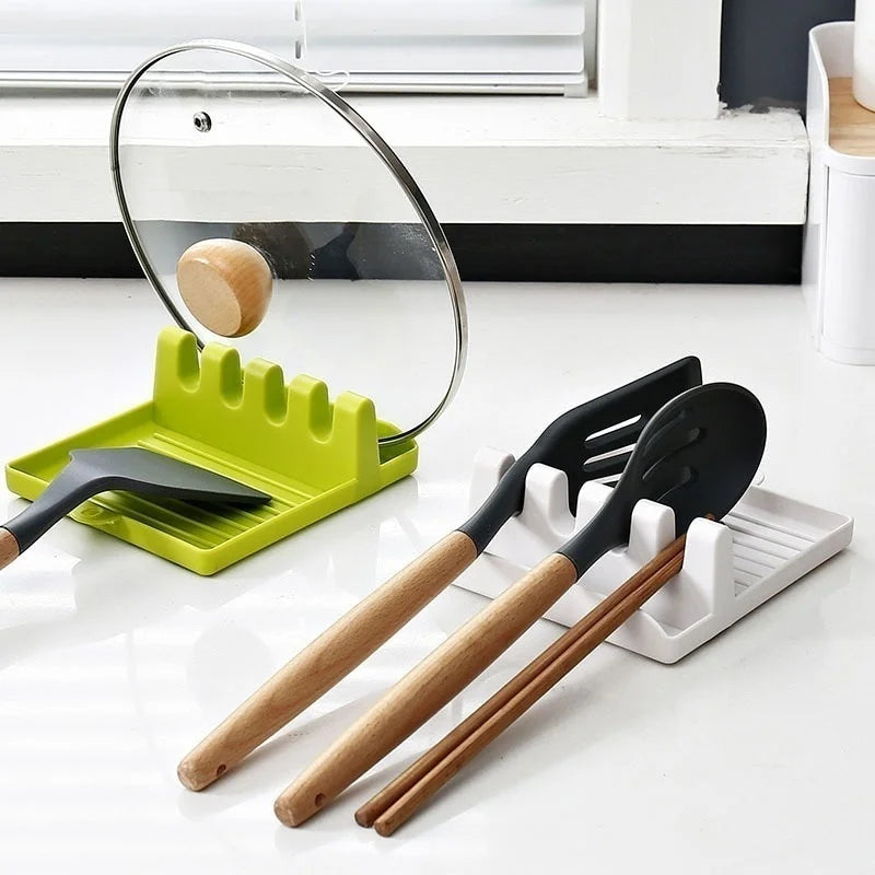 Kitchen Spoon Rest & Utensil Holder – Non-Slip Cooking Utensil Stand