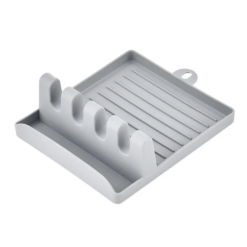 Kitchen Spoon Rest & Utensil Holder – Non-Slip Cooking Utensil Stand