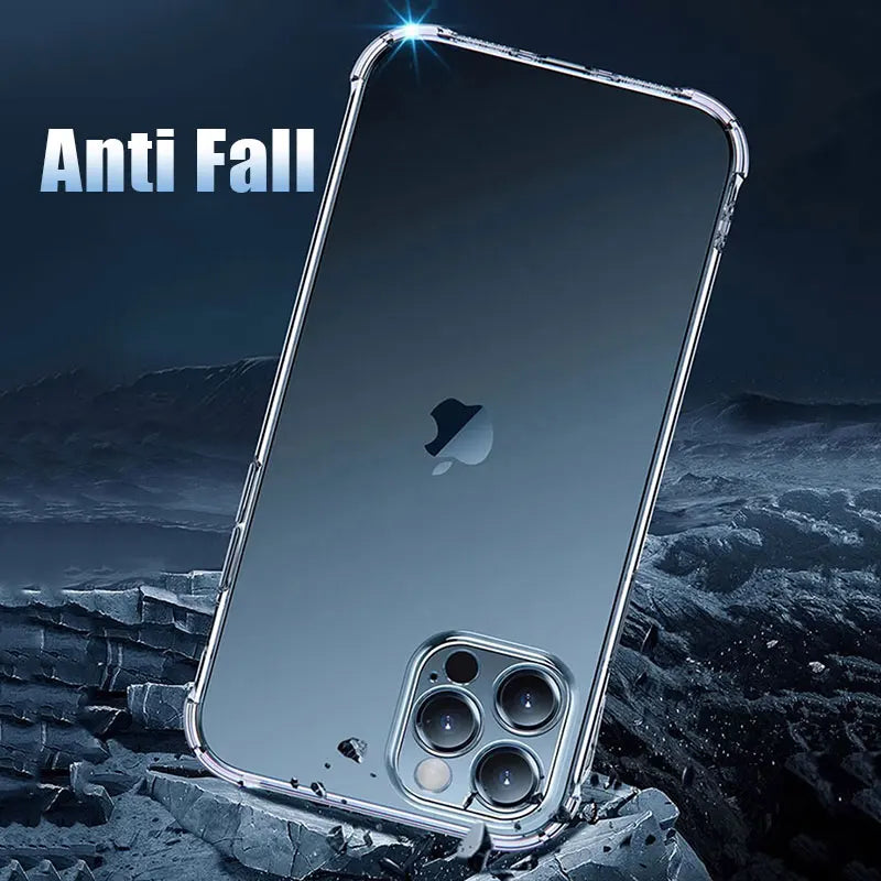 Ultra-Thin Clear Silicone Case for iPhone 11–17 Series – Soft Transparent Minimalist Protective Cover
