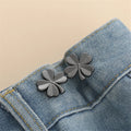Adjustable Jeans Waist Button Tighteners – 1 Pair No-Sew Waist Adjuster Clips