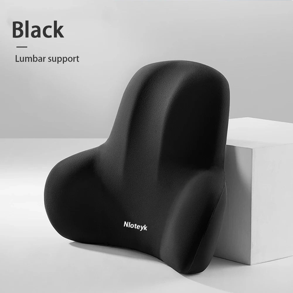 Memory Foam Car Neck Pillow – Ergonomic Headrest & Neck Support Cushion