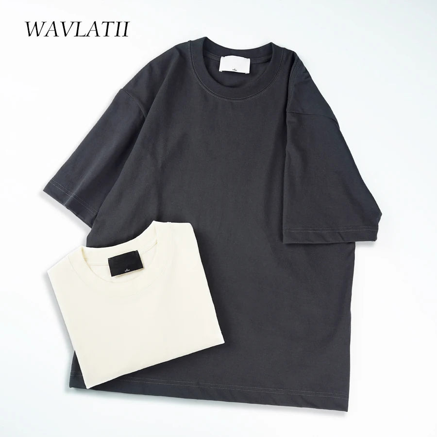 WAVLATII Oversized Unisex T-Shirt