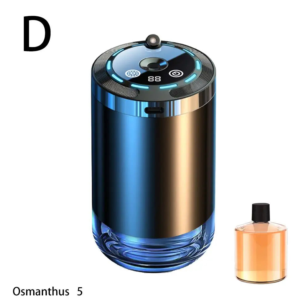 Car Aroma Diffuser & Humidifier – 5 Mist Modes with Essential Oil