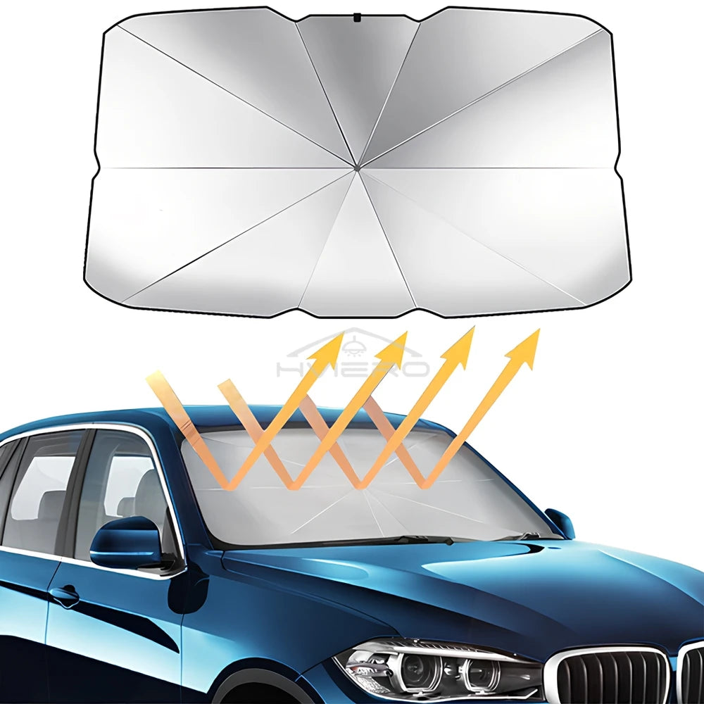 Foldable Car Windshield Sunshade Umbrella – UV Protection Front Windshield Cover