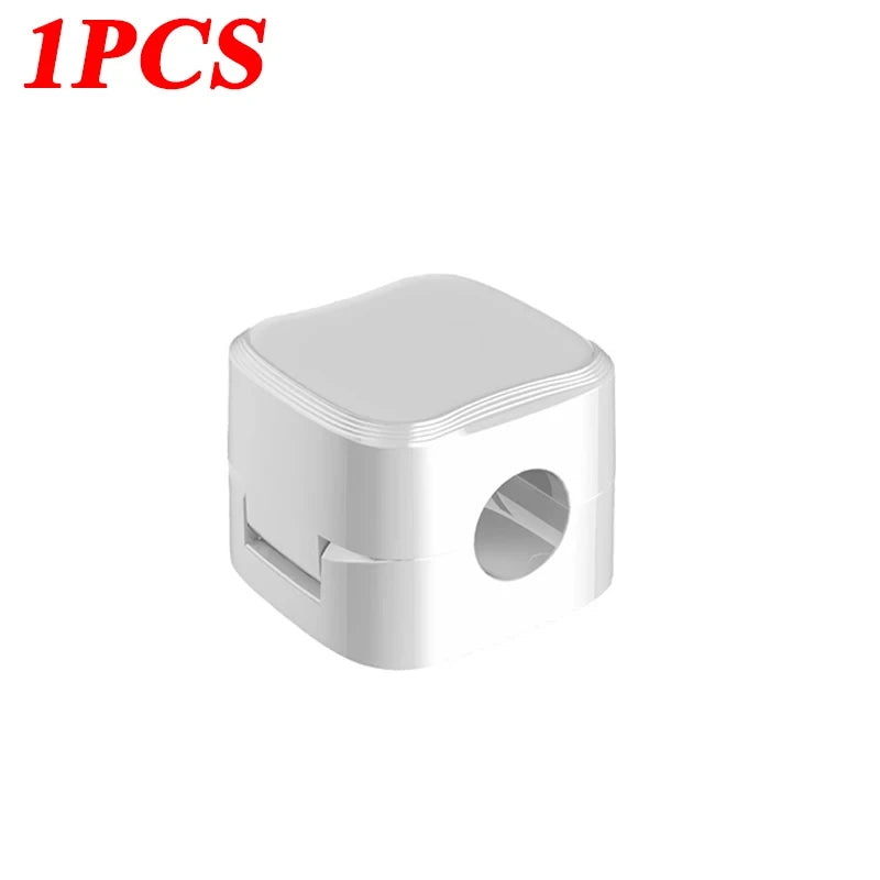 Magnetic Cable Organizer Clips – Adhesive Cord Holder for Desk & Home