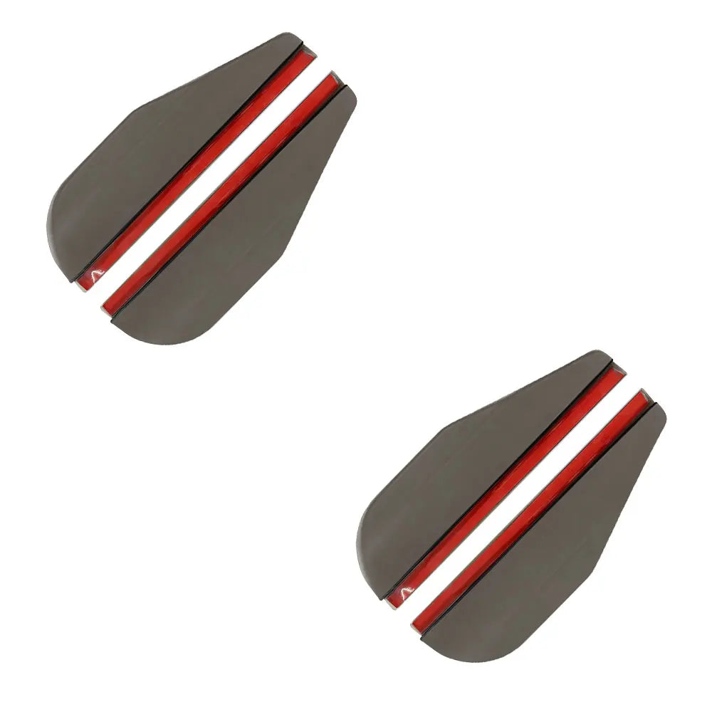 2-Pack Car Rearview Mirror Rain Visors – Clear Vision Mirror Protectors