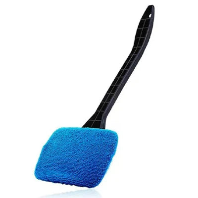 Car Windshield & Window Cleaning Brush Kit – Long-Handle Interior Glass Cleaner