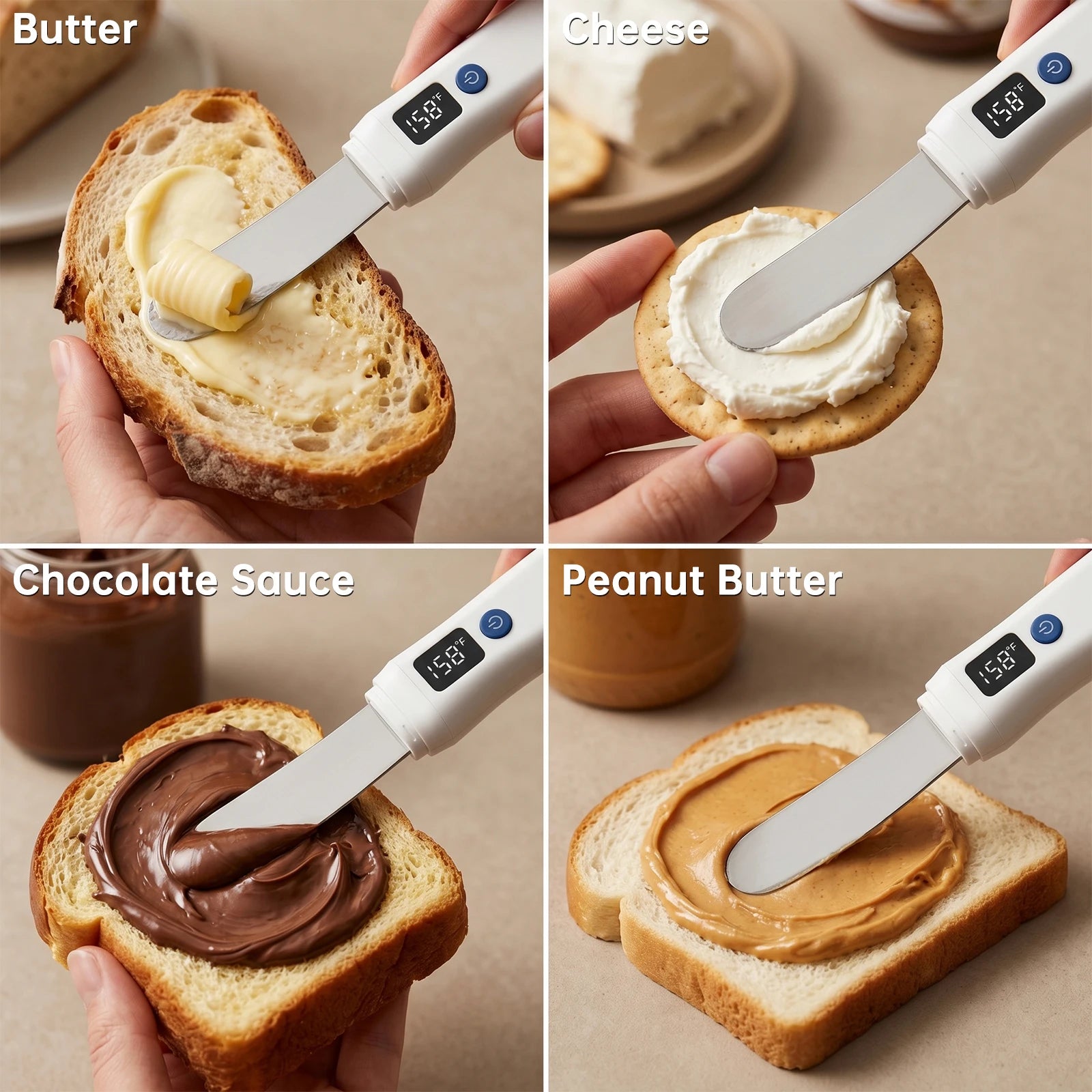USB Rechargeable Heated Butter Knife – Electric Butter Spreader