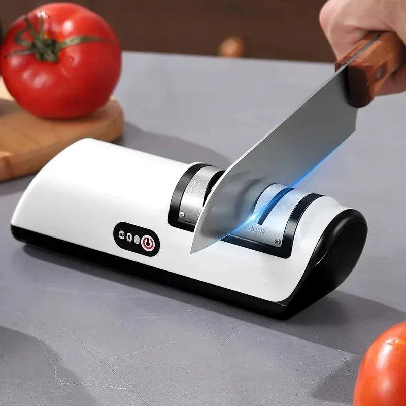AURELLE Electric Knife Sharpener – 4-Stage Rechargeable Professional Sharpening Tool