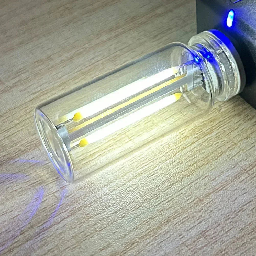 USB Touch-Dimmable LED Atmosphere Light – Portable Filament Night Lamp for Car & Bedroom