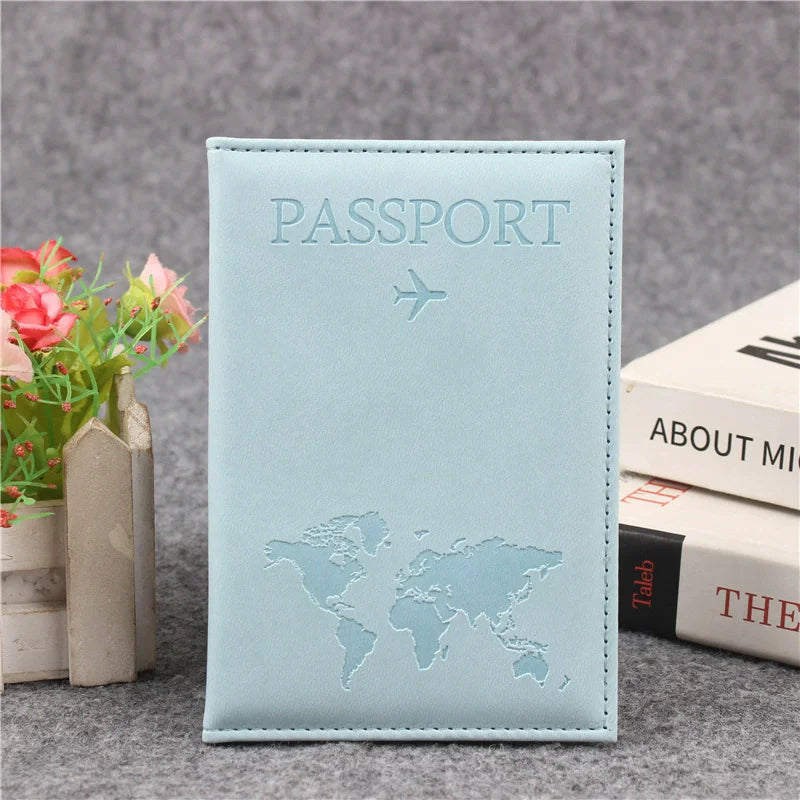 PU Leather Passport Holder – Travel Passport Cover with Card Slots