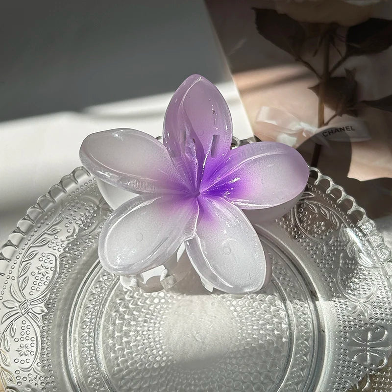 AURELLE Bohemia Flower Hair Claw Clip – Large Women's Fashion Hair Accessory