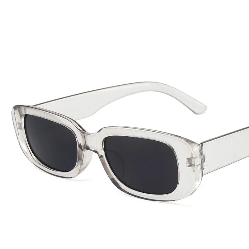 Retro Rectangle UV400 Sunglasses – Vintage Fashion Eyewear for Women & Men