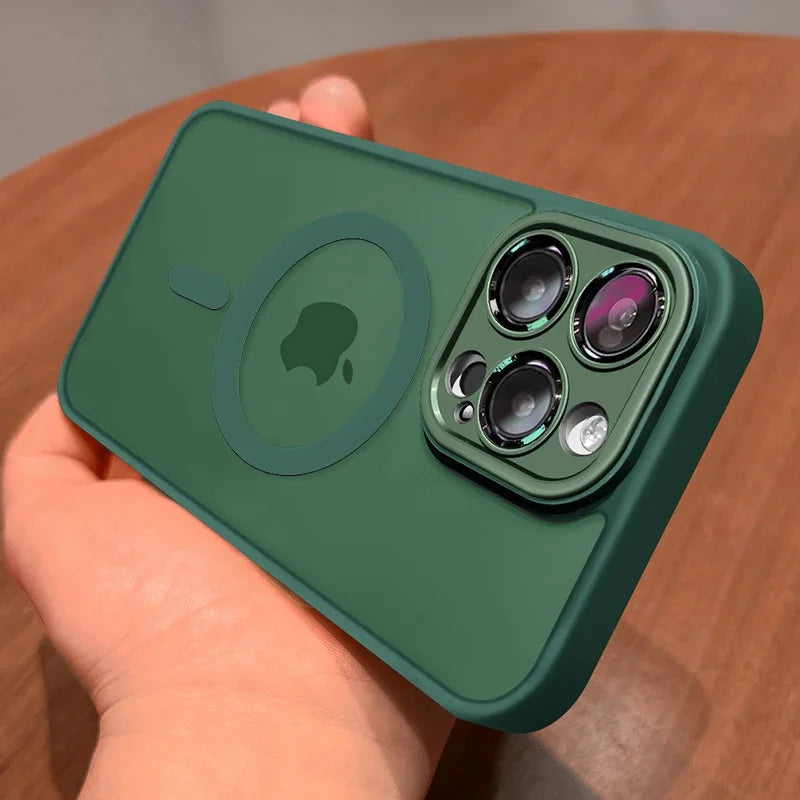 Magnetic Luxury Matte Case for iPhone