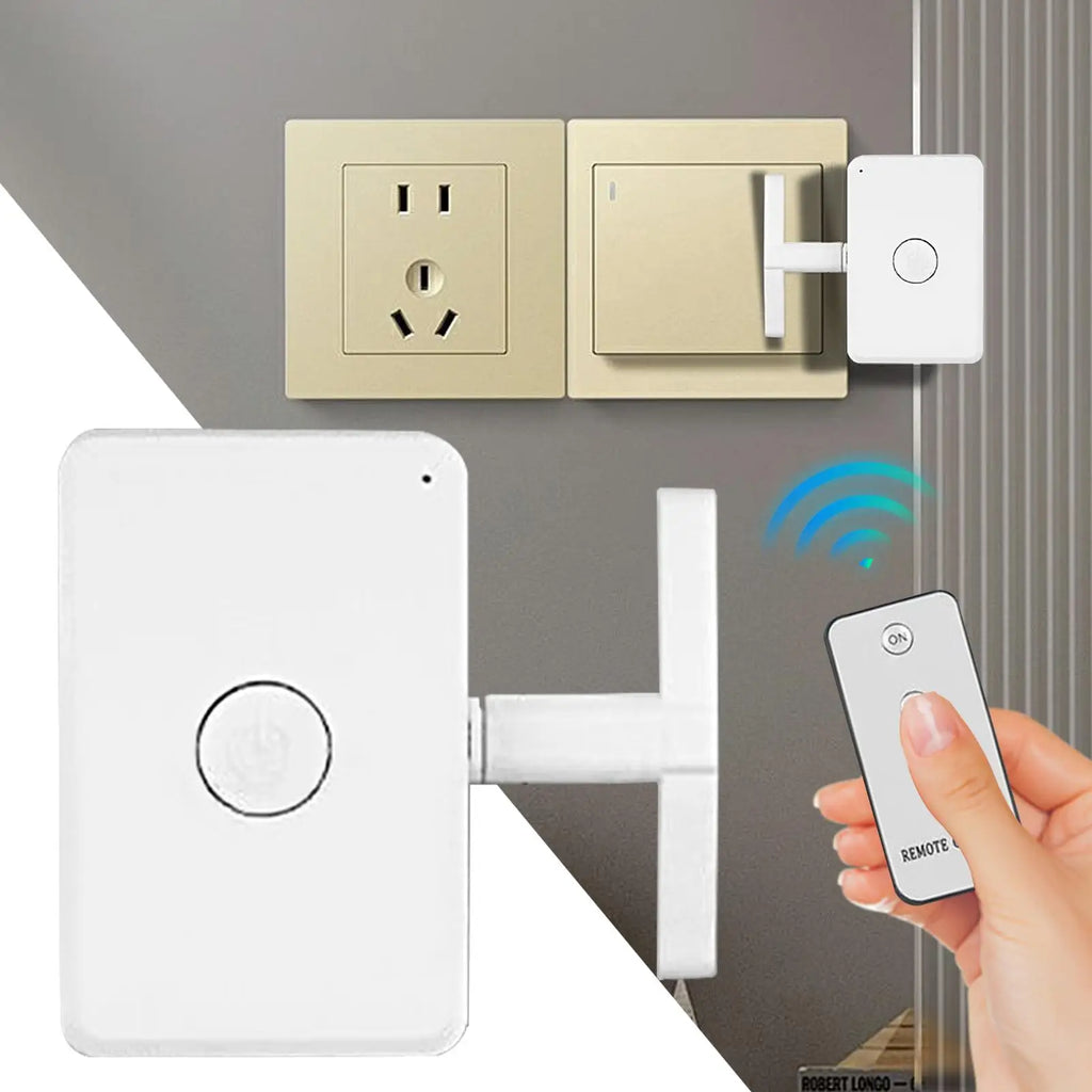 Wireless Remote Light Switch Button Pusher – Rechargeable Smart Switch Controller, 10m Range