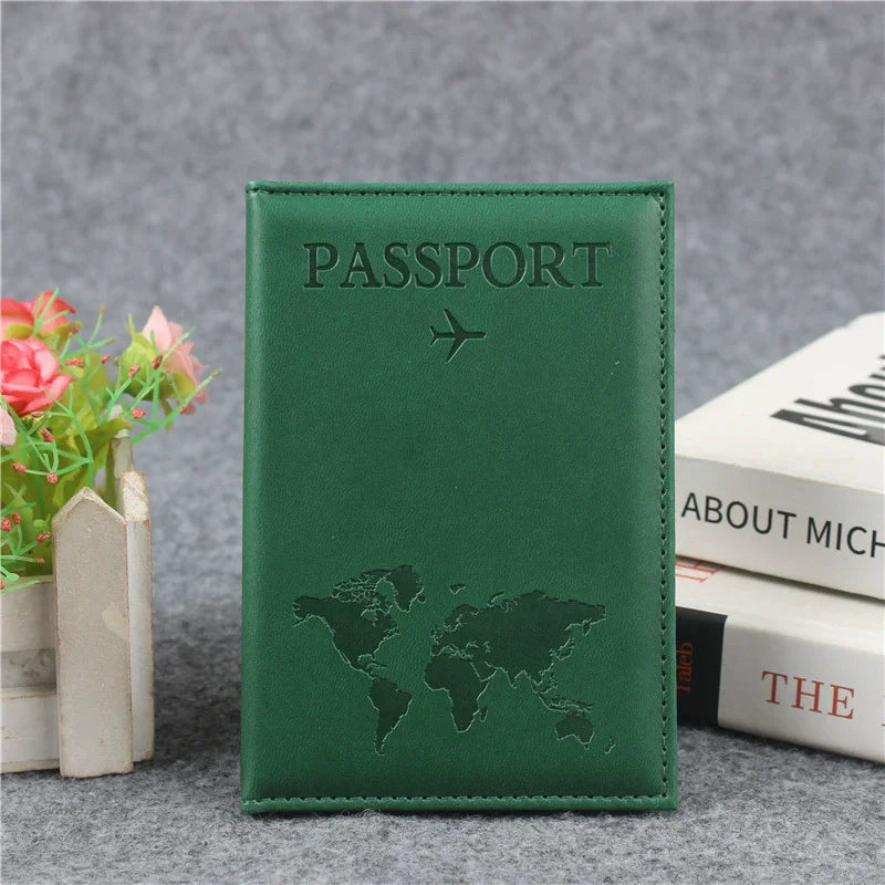 PU Leather Passport Holder – Travel Passport Cover with Card Slots