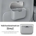 Multifunctional Car Trash Can with Lid – Hanging Leak-Resistant Storage Bin