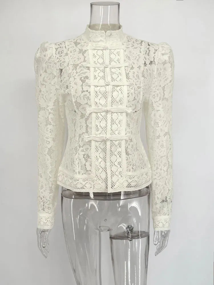 Women’s Lace Hollow Out Summer Shrug Blouse