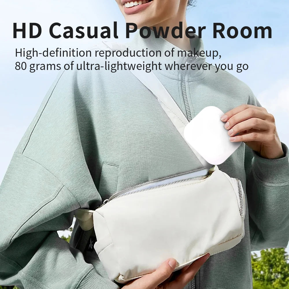 Product Title LED Compact Makeup Mirror with Lights – 1X/2X Magnifying Portable Travel Mirror
