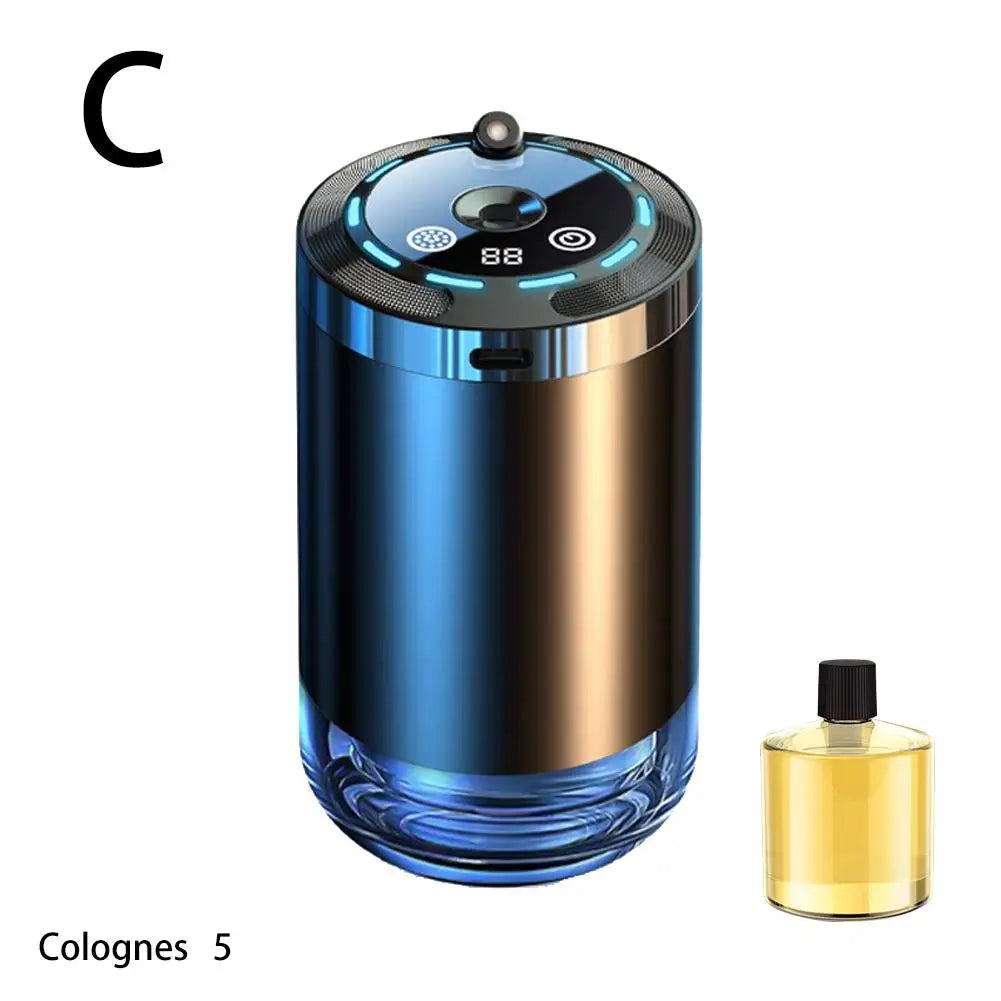 Car Aroma Diffuser & Humidifier – 5 Mist Modes with Essential Oil