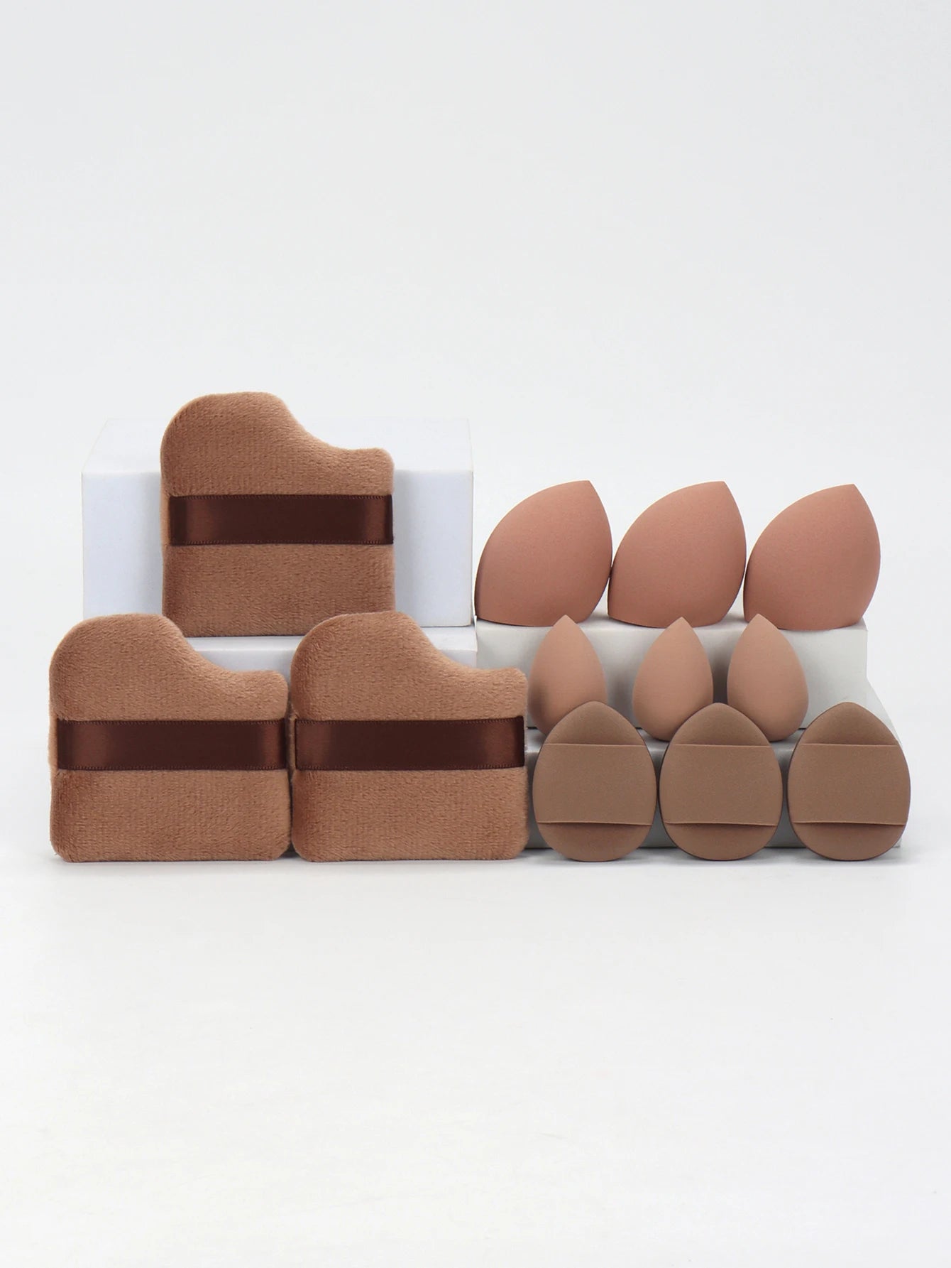 12-Piece Makeup Sponge & Powder Puff Set – Beauty Blending Tools