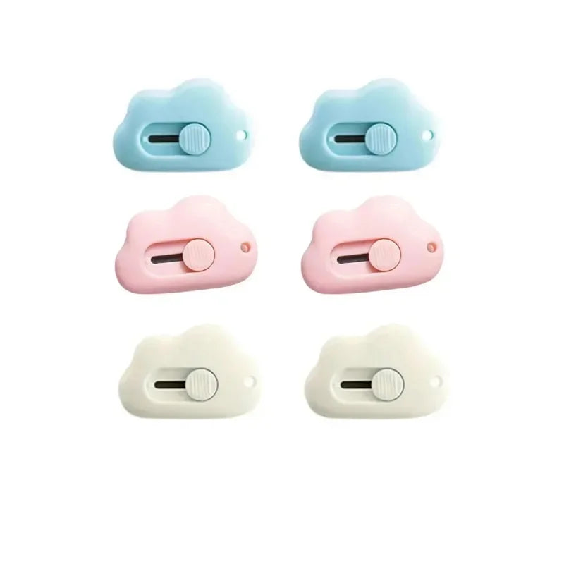 Cute Rabbit Cloud Color Mini Portable Practical Knife Paper Cutting Machine Paper Cutting Machine Razor Blade Office Stationery