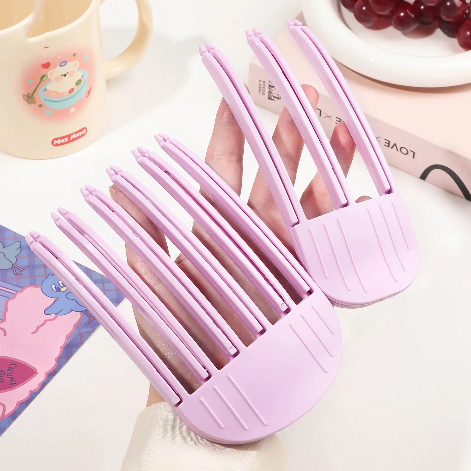 AURELLE Hair Root Volumizing Clips – Fluffy Curling Bangs Hairpins