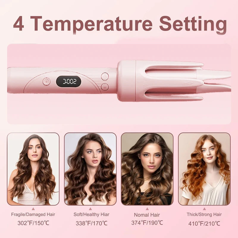 Automatic Rotating Curling Iron – 32mm Ceramic Hair Curler