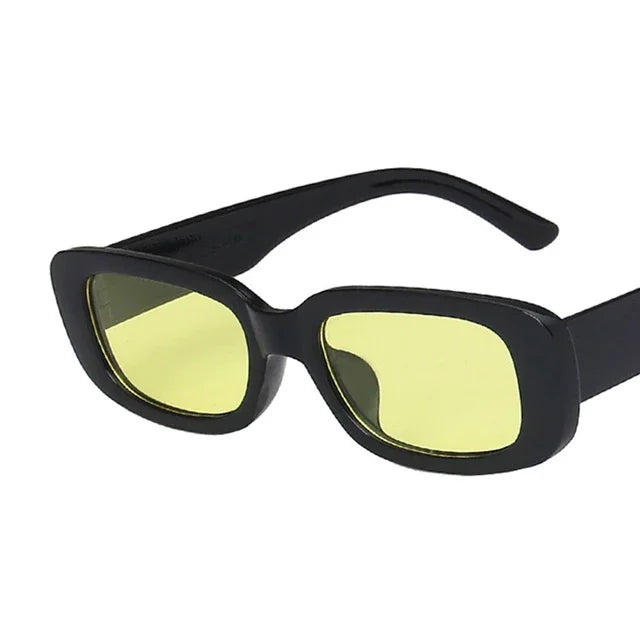 Retro Rectangle UV400 Sunglasses – Vintage Fashion Eyewear for Women & Men