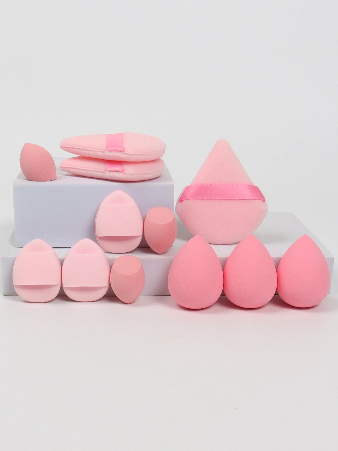 12-Piece Makeup Sponge & Powder Puff Set – Beauty Blending Tools