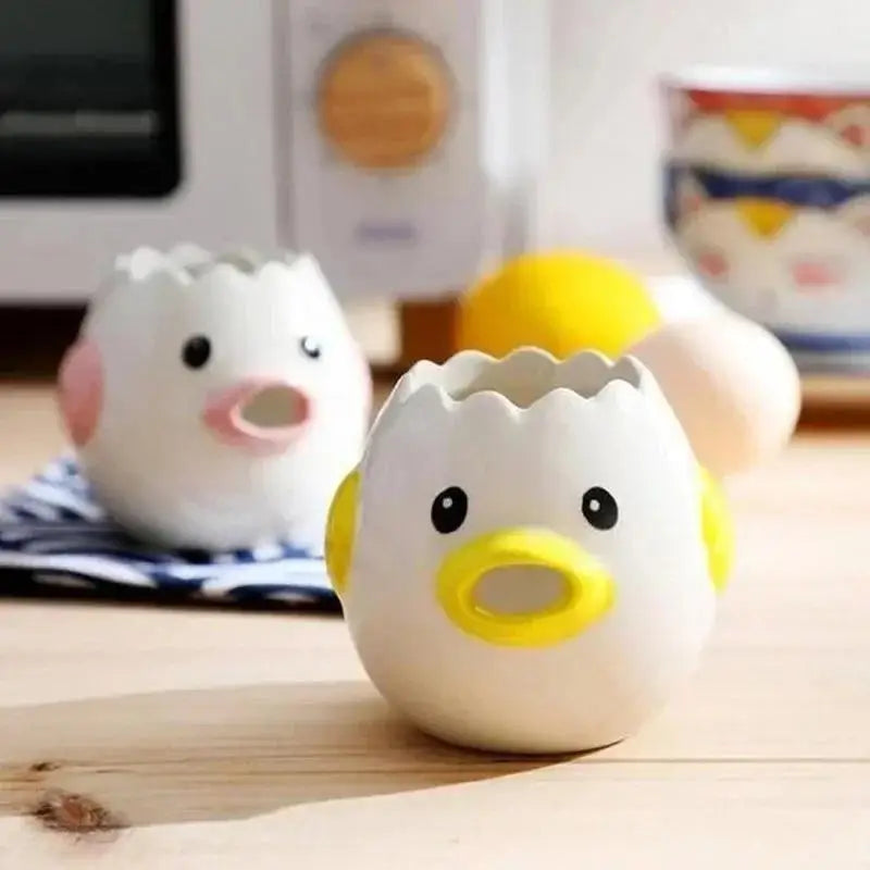 Funny Chick Ceramic Egg Separator